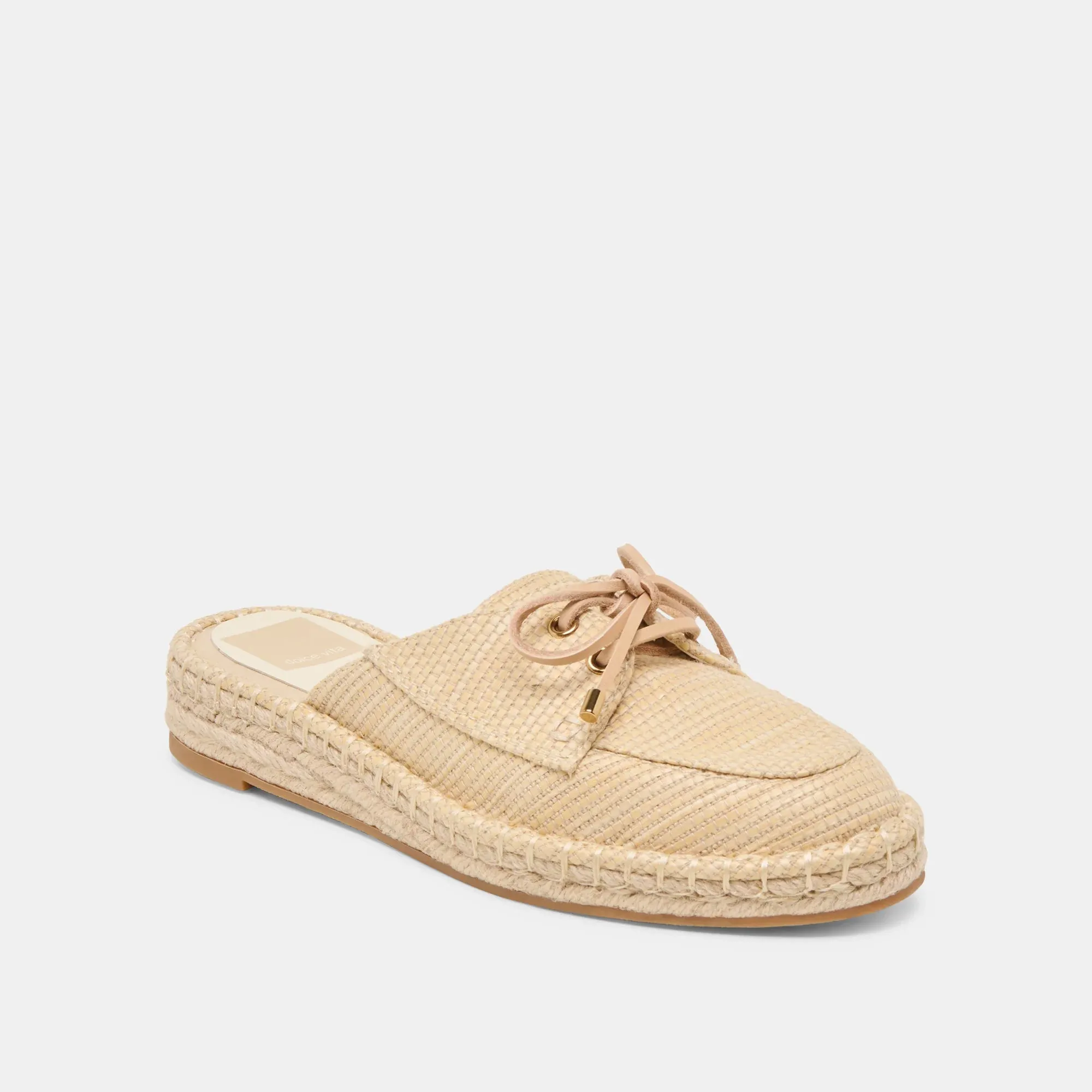 Hatie Flats| Natural Raffia