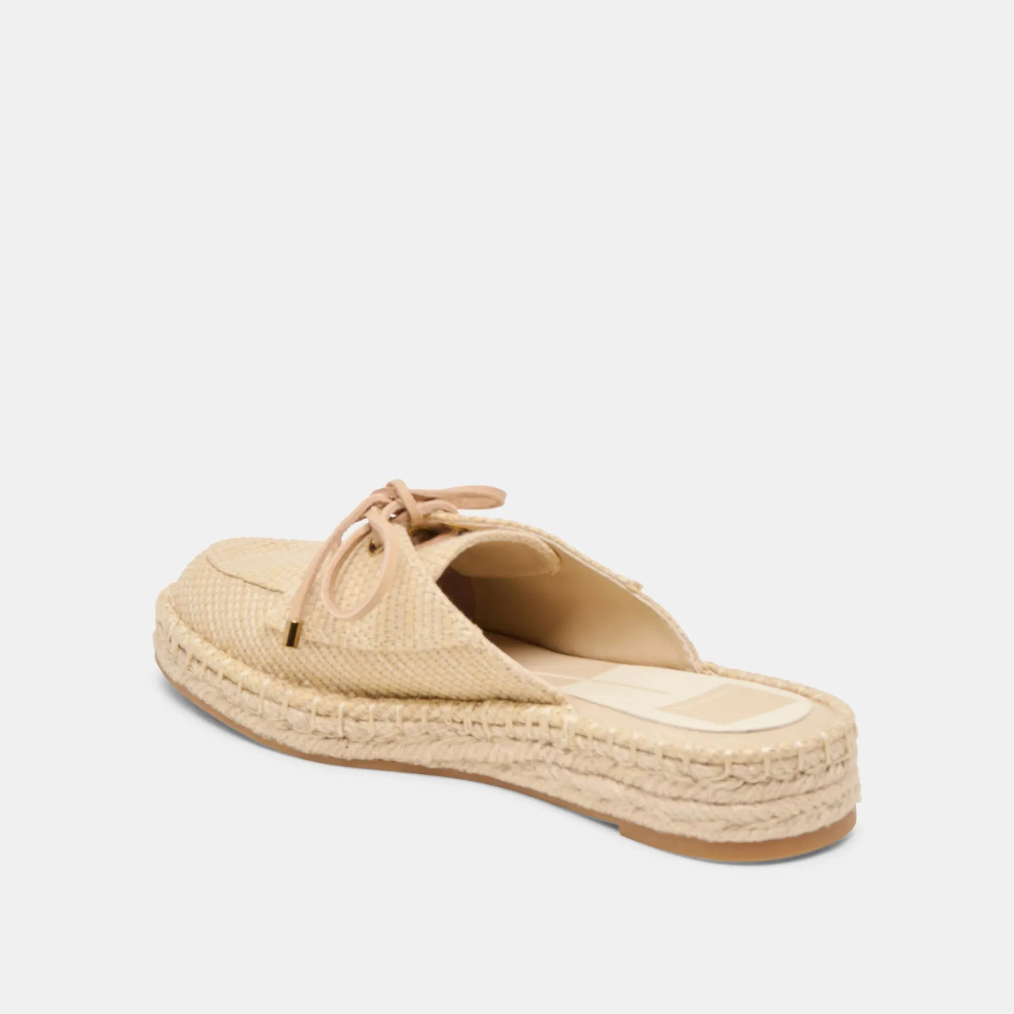 Hatie Flats| Natural Raffia
