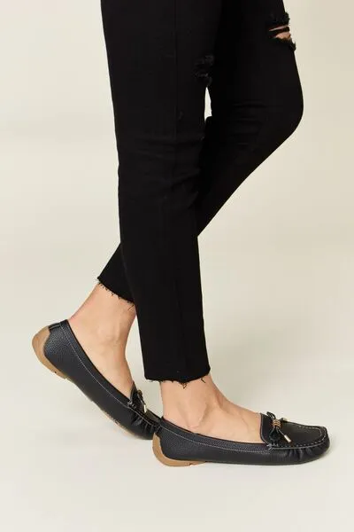 Hazel Blues® |  Forever Link Slip On Bow Flats Loafers