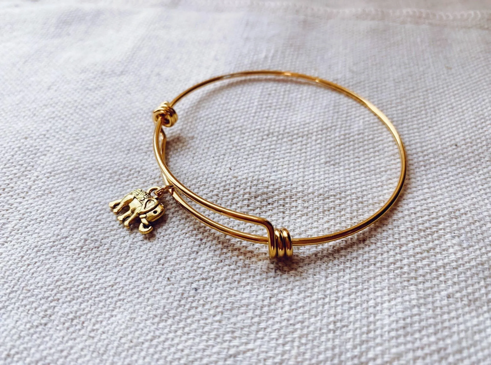 Hepburn Elephant Bangle