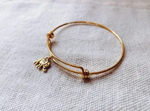 Hepburn Elephant Bangle
