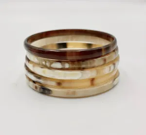 Horn Bangle Bracelet - Thin