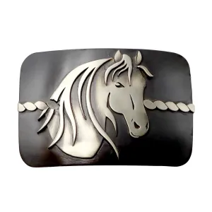 Horse Patina Buckle