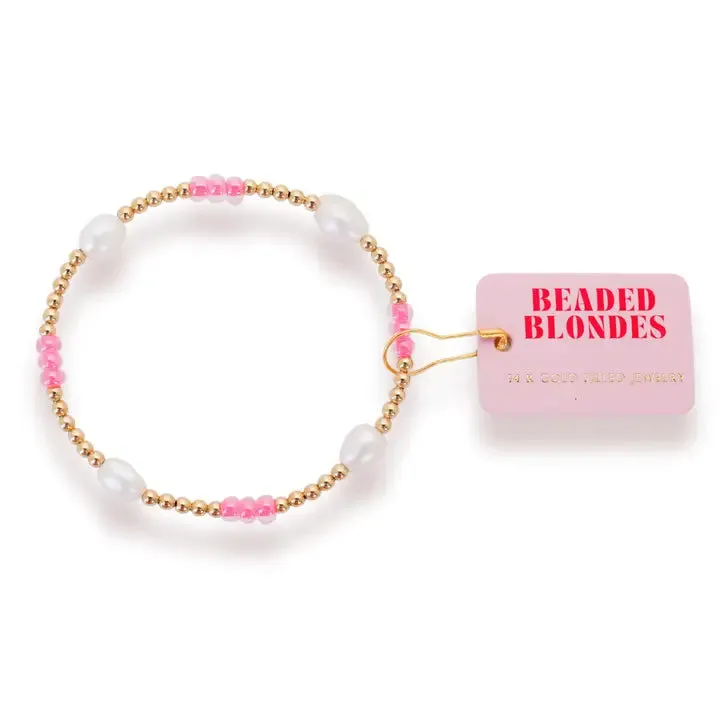 Hot Pink Pearl Poppi Bracelet