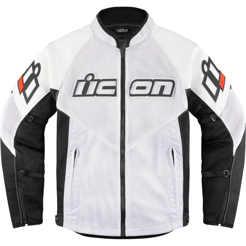 Icon Mesh F Mens Motorcycle Leather Jacket