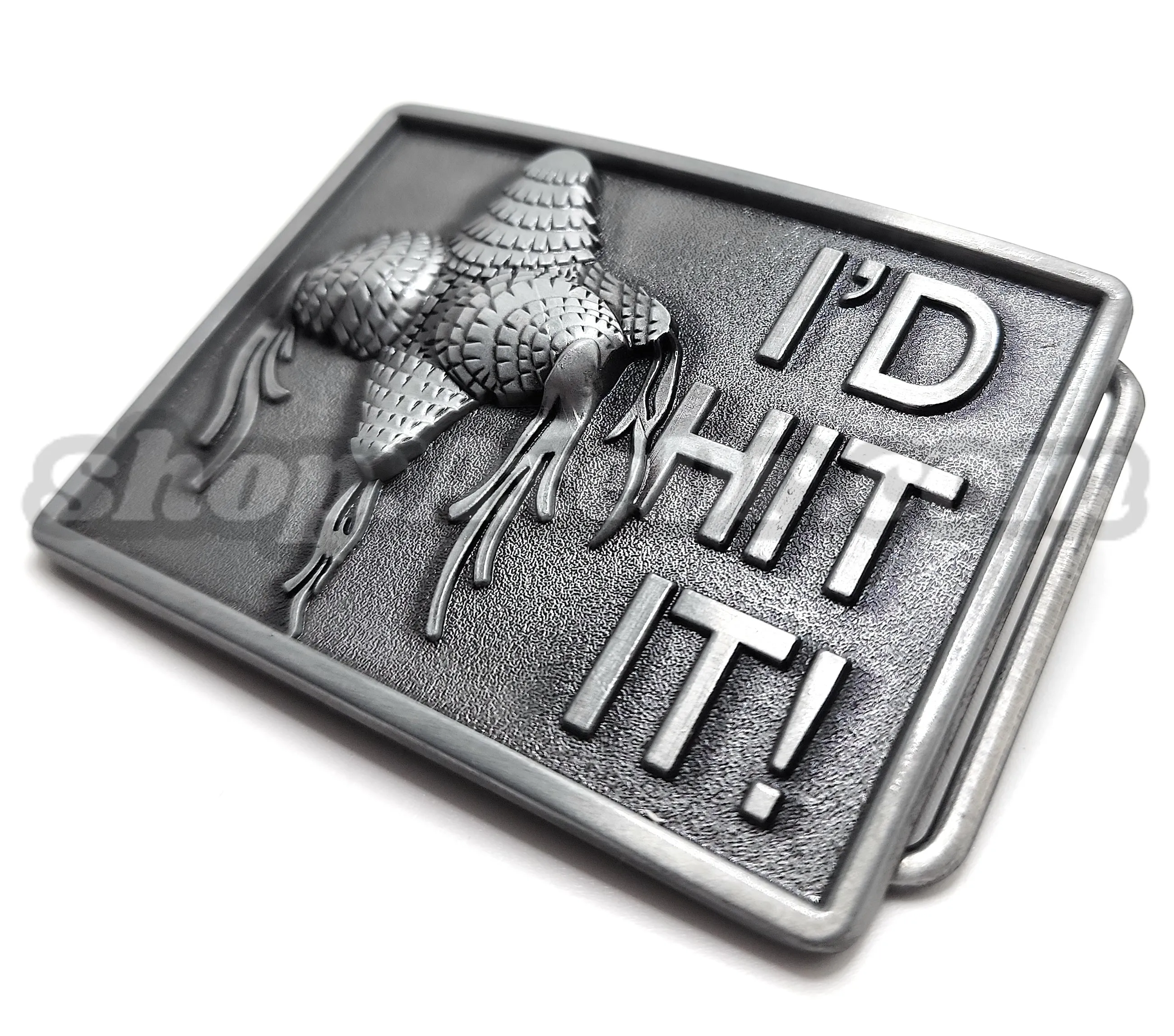 I'D HIT IT! Funny Piñata Belt Buckle Funny