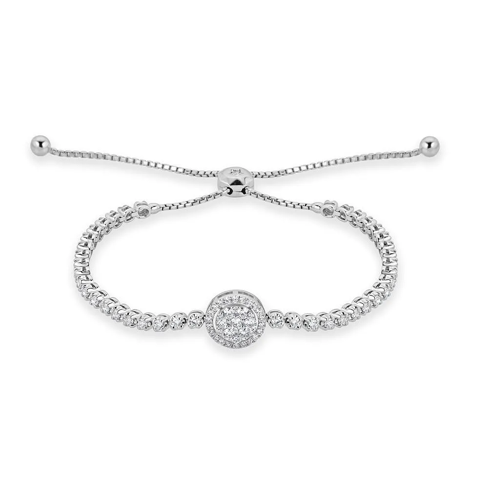 Illusion-Flower Adjustable Bracelet