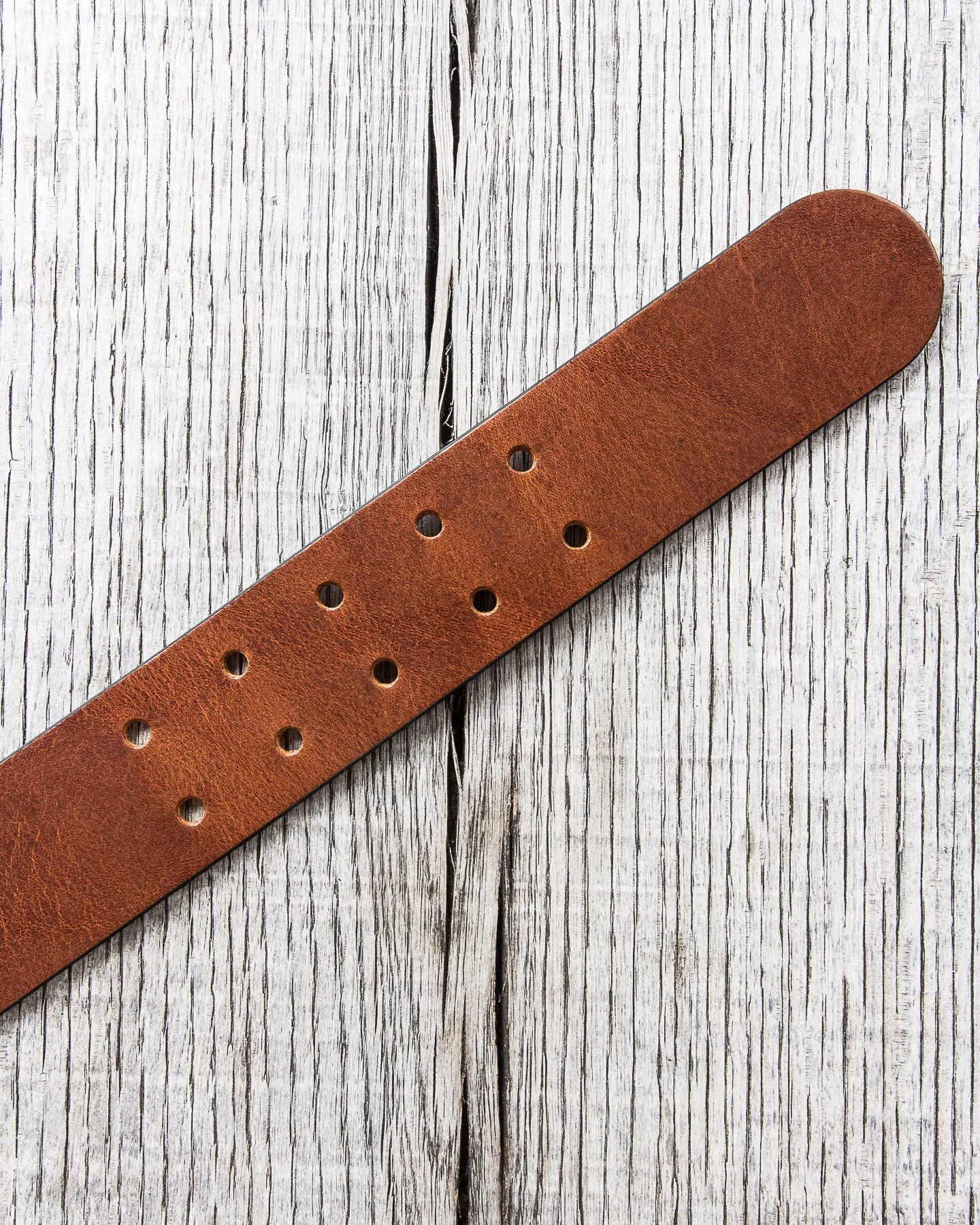Indigofera Danko Two Prong Leather Belt Brown