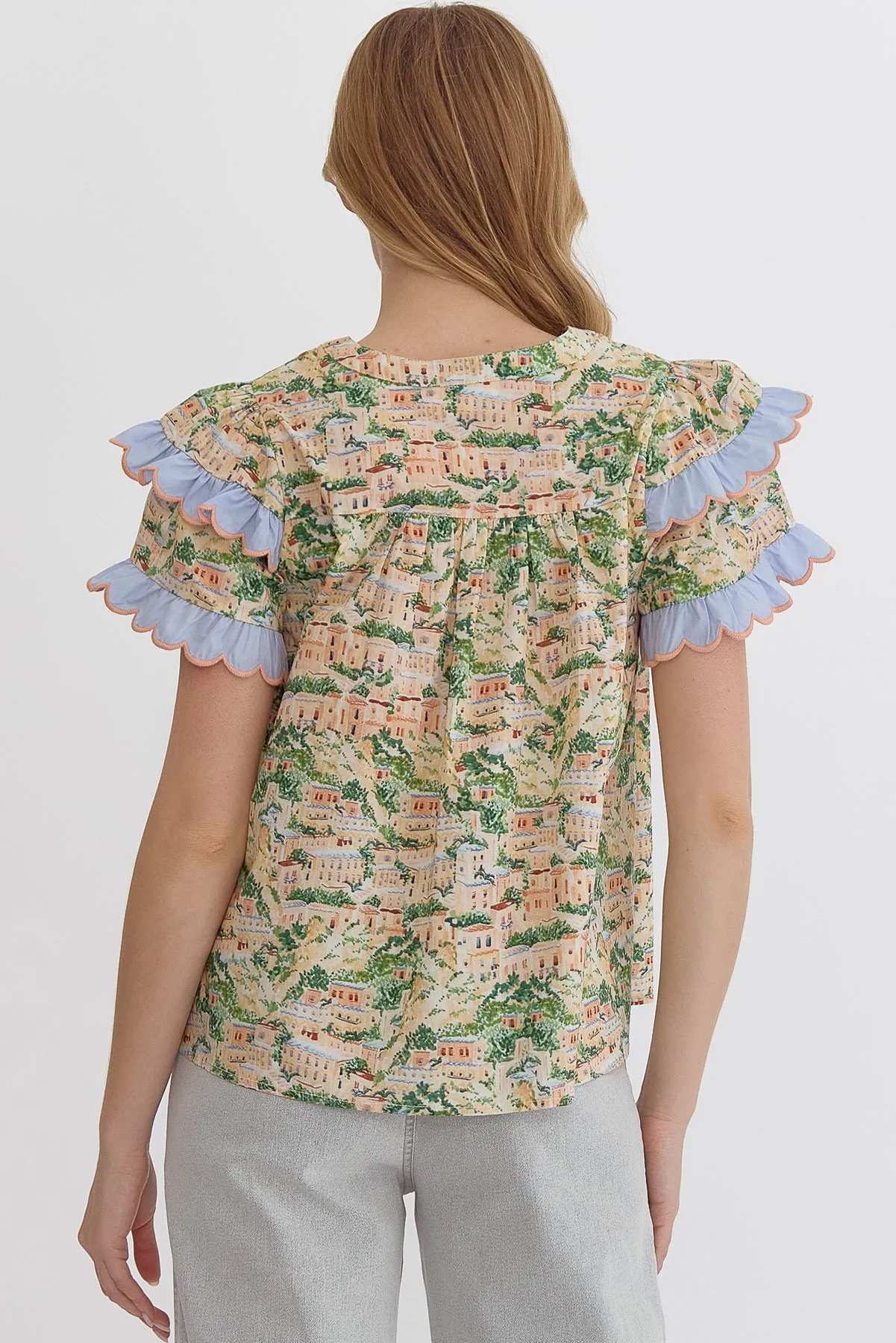 Italian Scallop Top