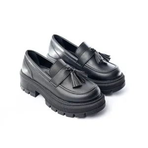 Ivory Tassel Loafers