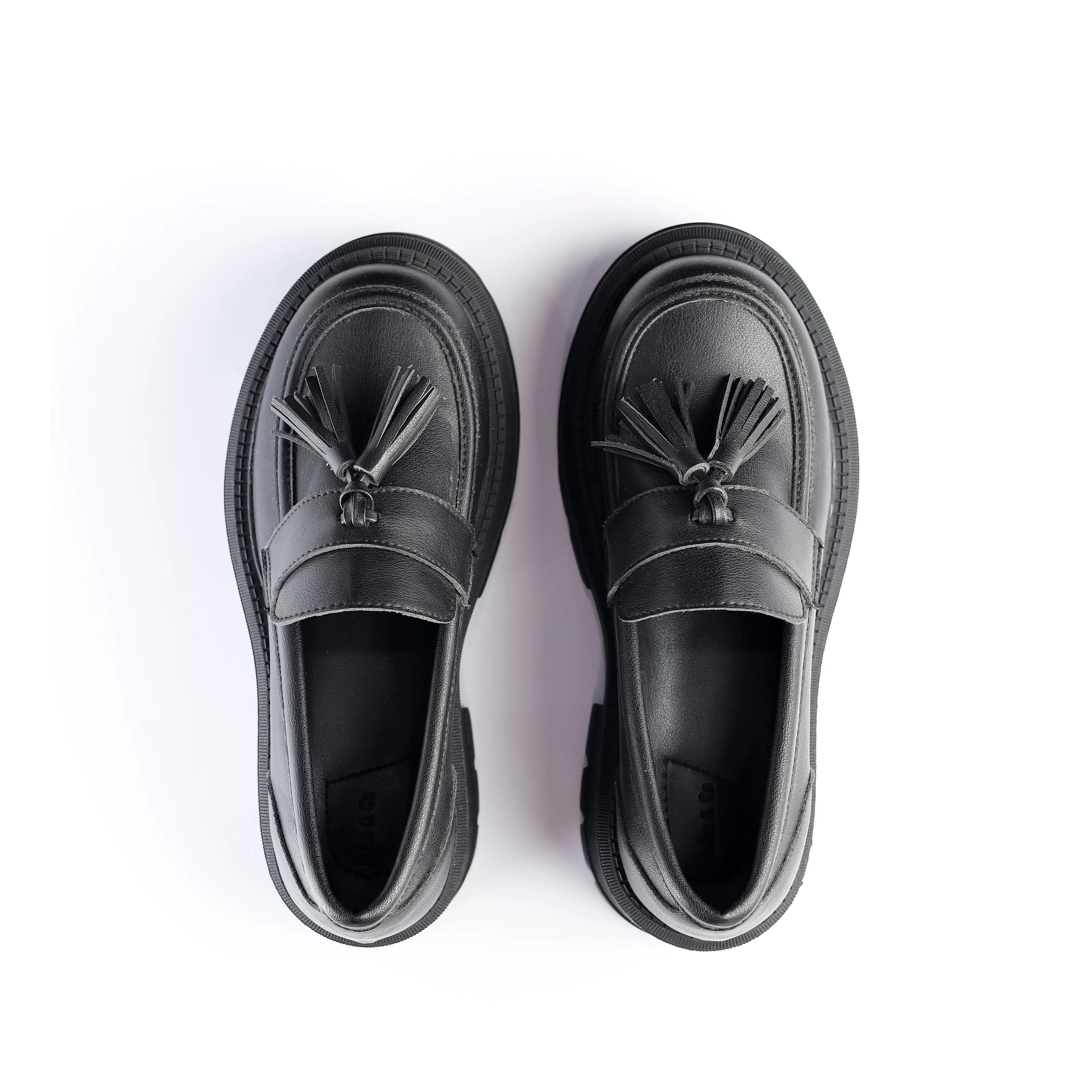 Ivory Tassel Loafers