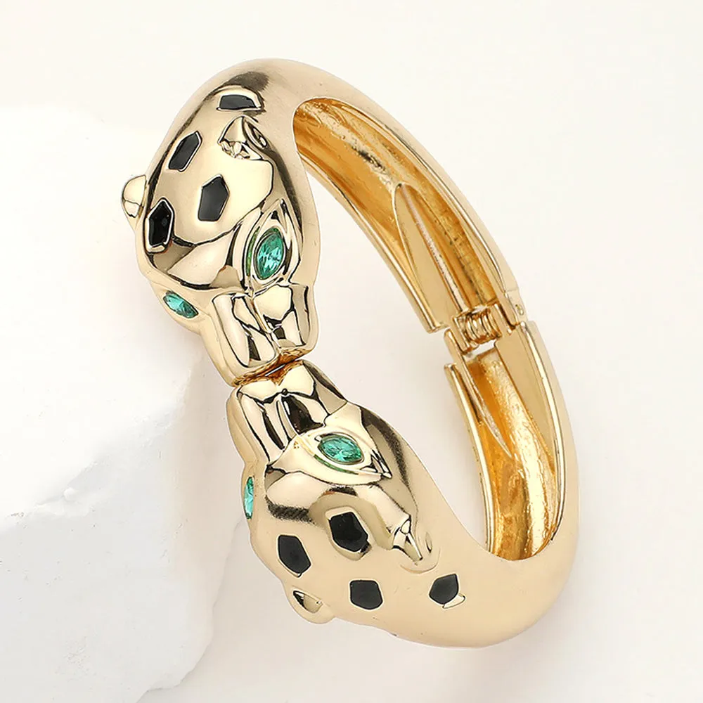 Jaguar Green Eye Bangle