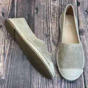 Journee Beige Rosela Espadrille Flats 8.5M