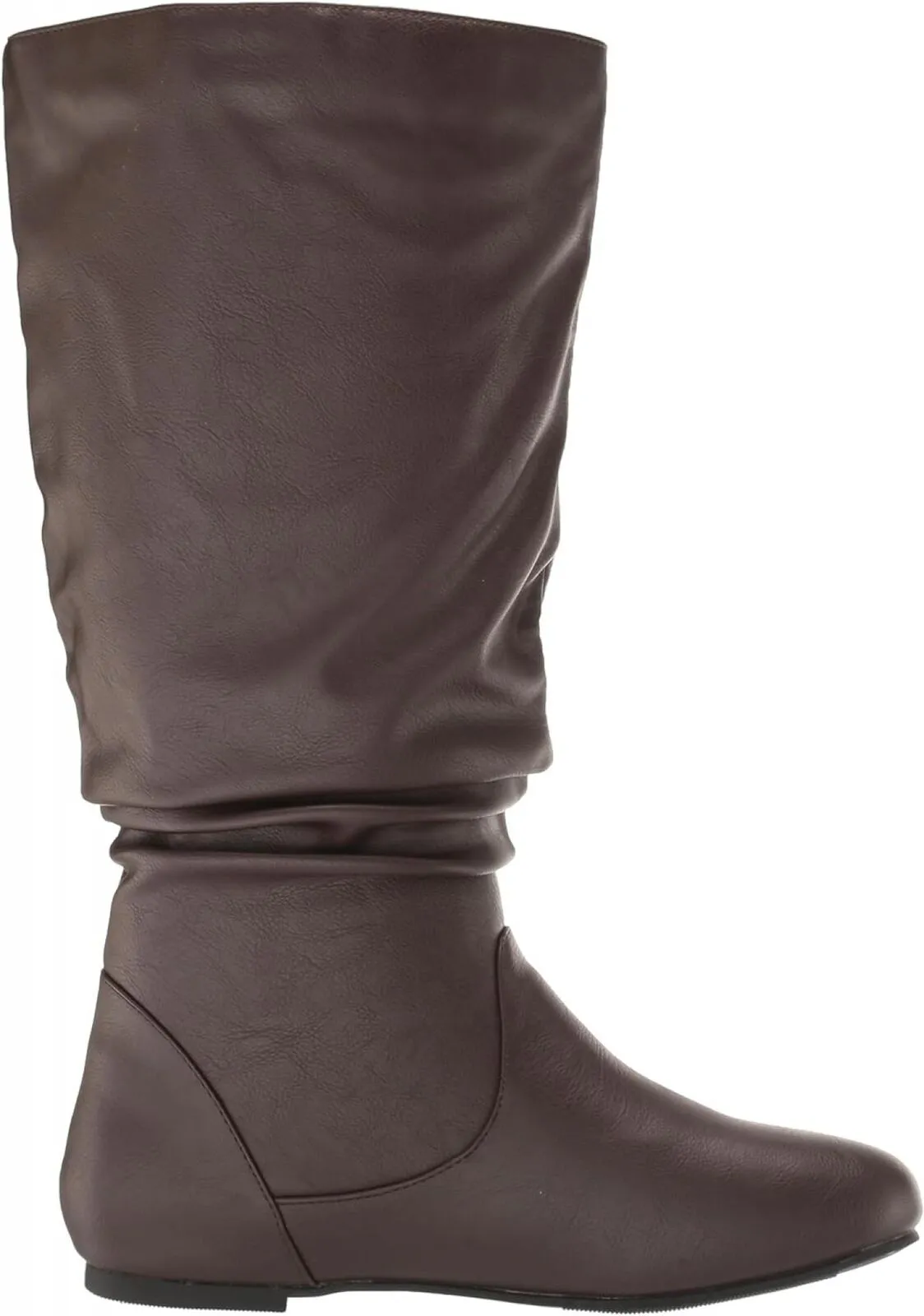 Journee Collection Women's Extra Wide Calf Mid Calf Boots Brown 9M-XWC