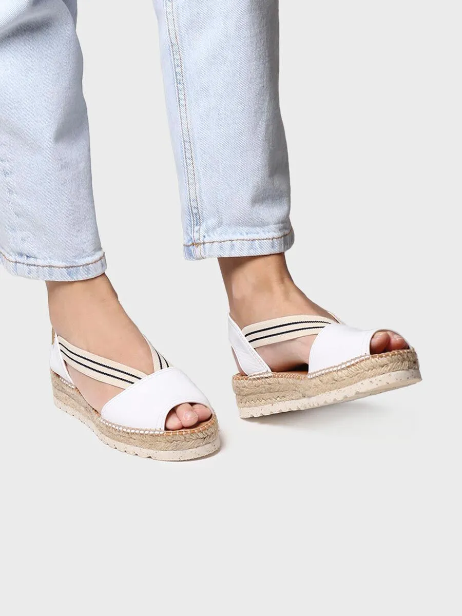 Jute platform sandal for women - ESTEL-SW
