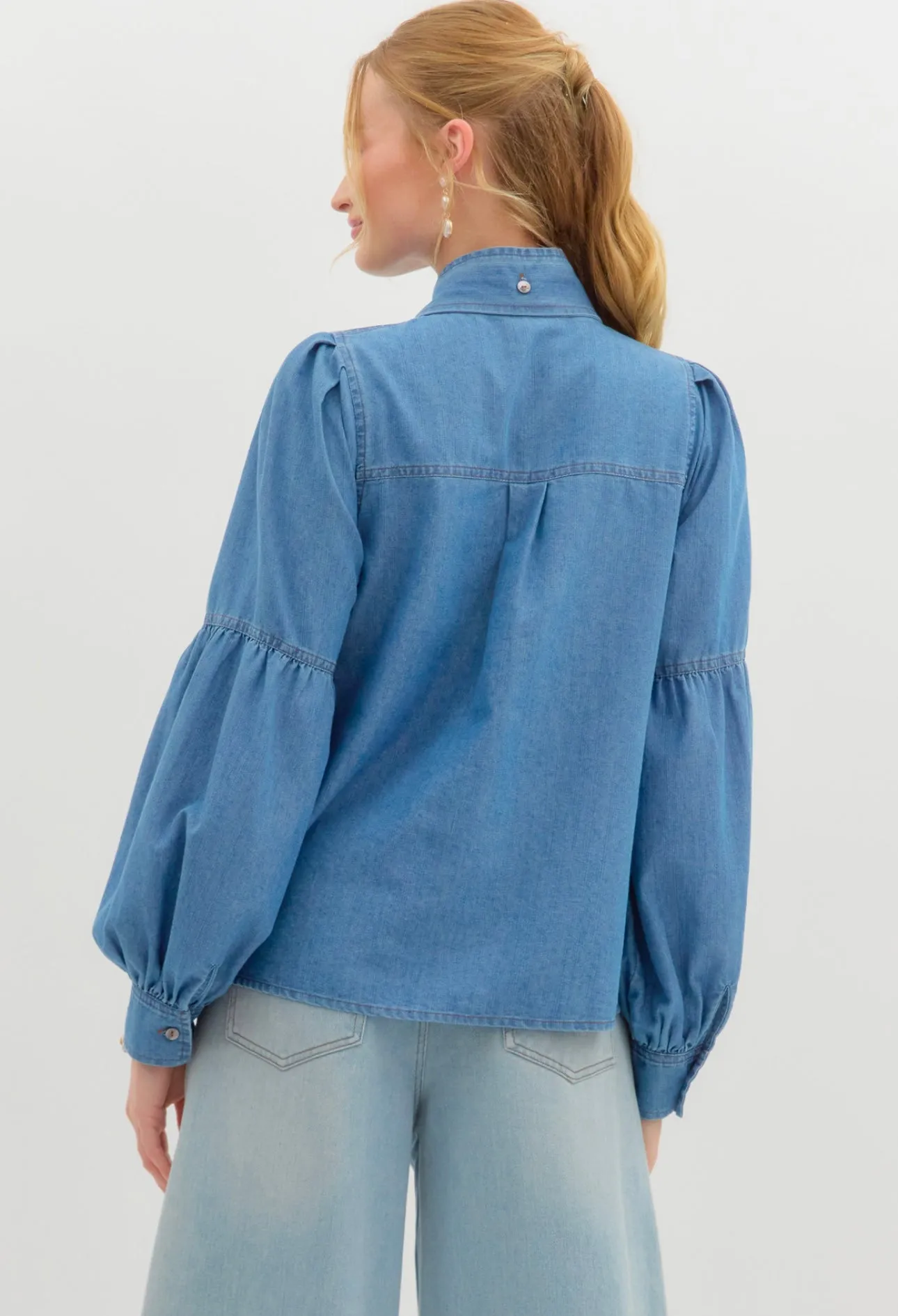 Kara Denim Blouse