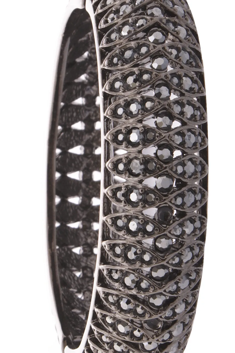 KENNETH JAY LANE JULIA Gunmetal and Argent Bracelet
