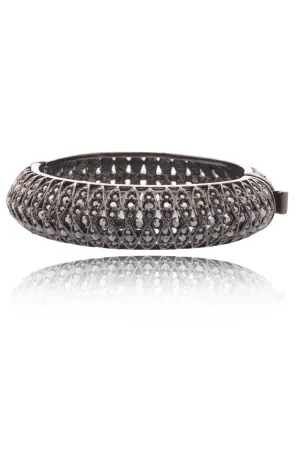 KENNETH JAY LANE JULIA Gunmetal and Argent Bracelet