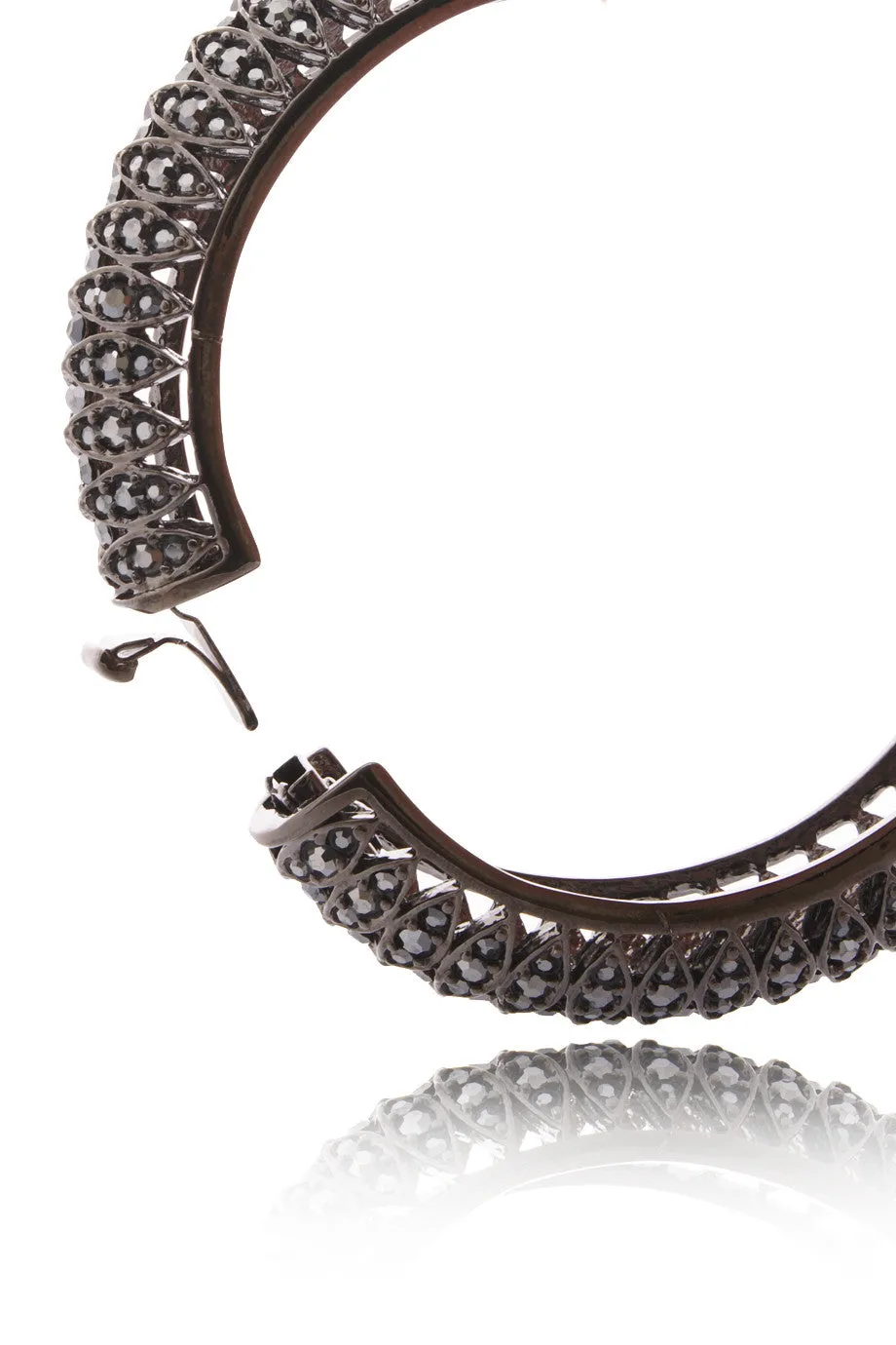 KENNETH JAY LANE JULIA Gunmetal and Argent Bracelet