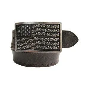 Kids’ 1 1/4" American Flag Buckle Belt
