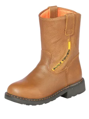 Kids - Botas Vaqueras Rodeo Clasicas de Piel Genuina para Niños 'Jar Boots' - ID: 126589