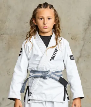 Kids' Brazilian Jiu Jitsu BJJ Gray/White Belt