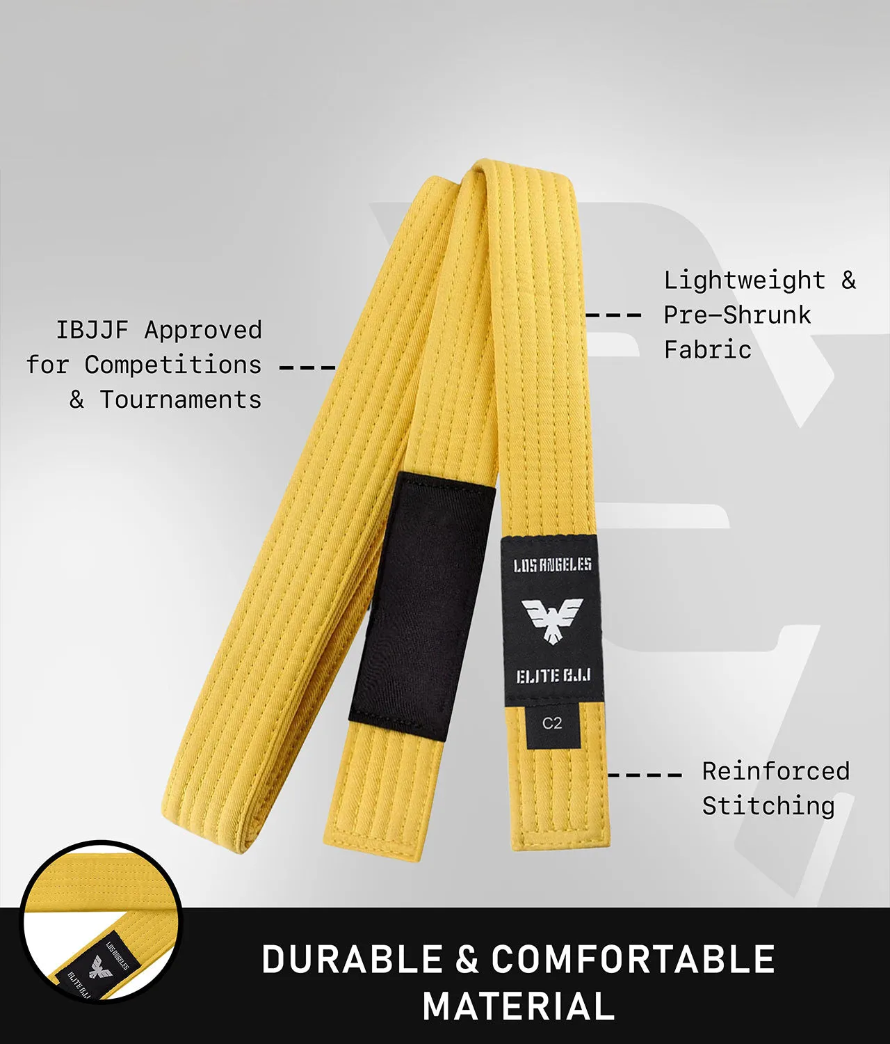 Kids' Brazilian Jiu Jitsu BJJ Yellow Belt