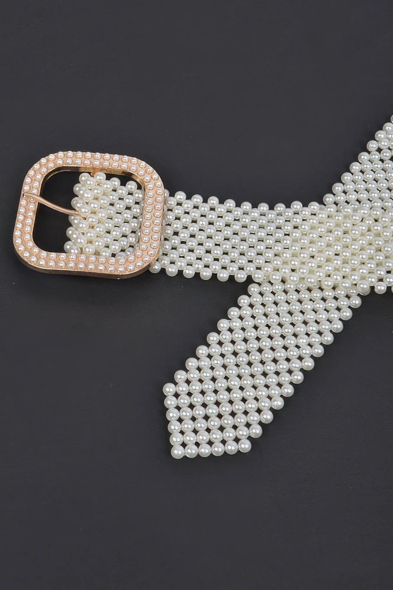 Knitted Pearl Belt