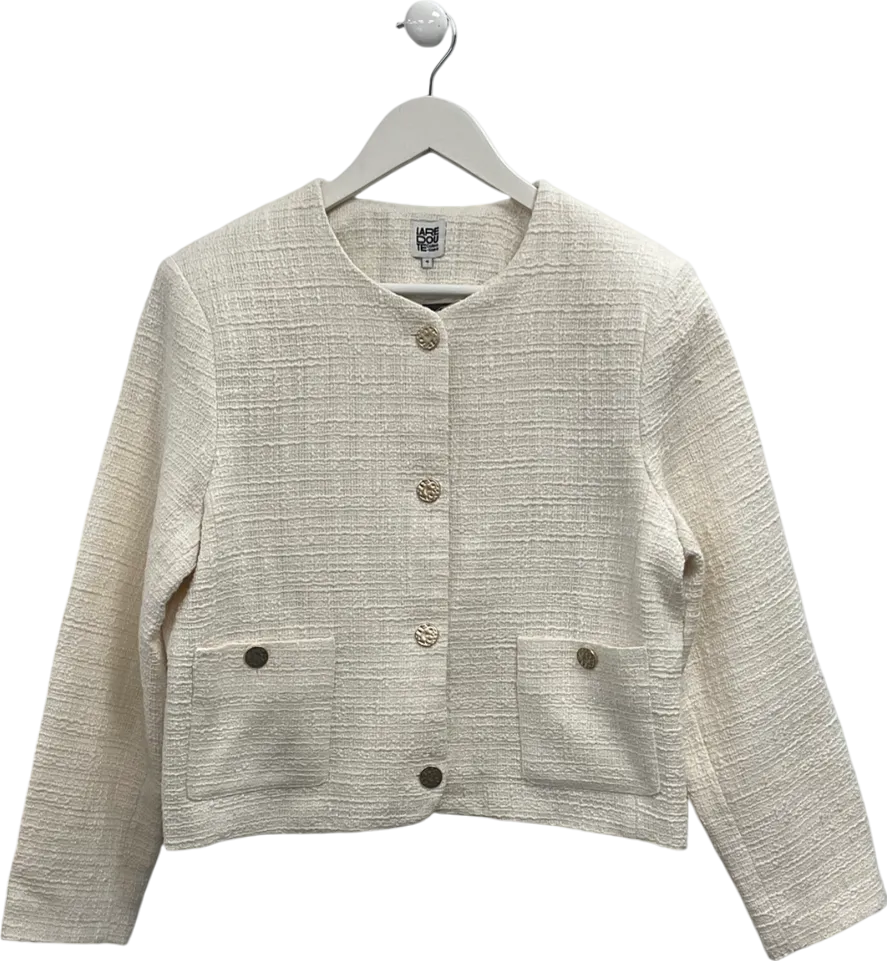 La Redoute Cream Boucle Blazer UK 12