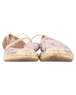 Lace Espadrilles Jute Sole