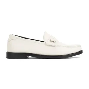 Leather Pearl Loafers