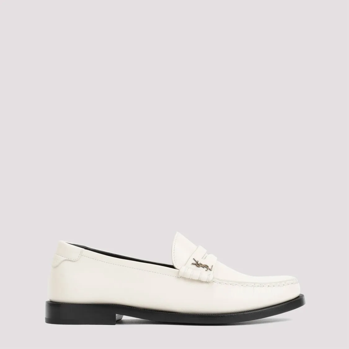 Leather Pearl Loafers