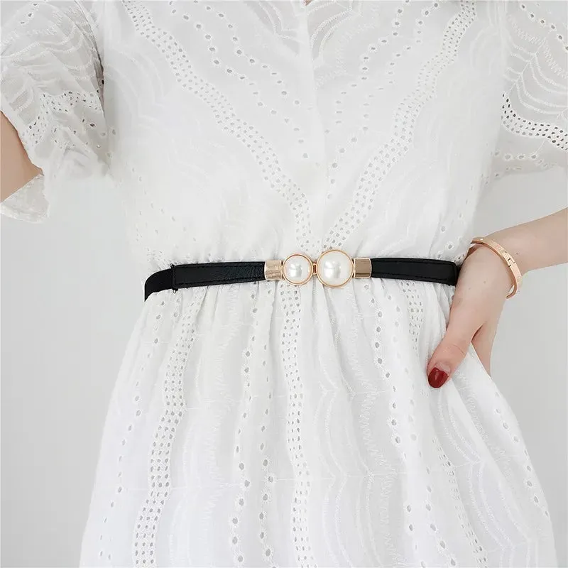 Leather Soft Dress Belt Wide Corset Cummerbunds Strap