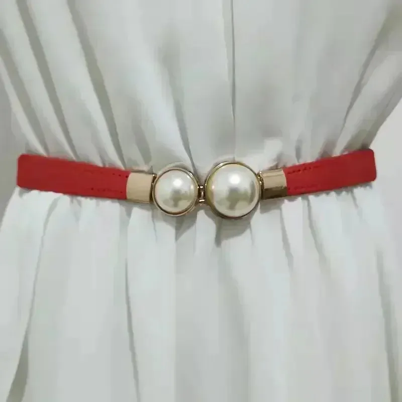 Leather Soft Dress Belt Wide Corset Cummerbunds Strap