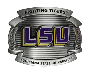 Licensed of Louisiana State University LSU Buckle