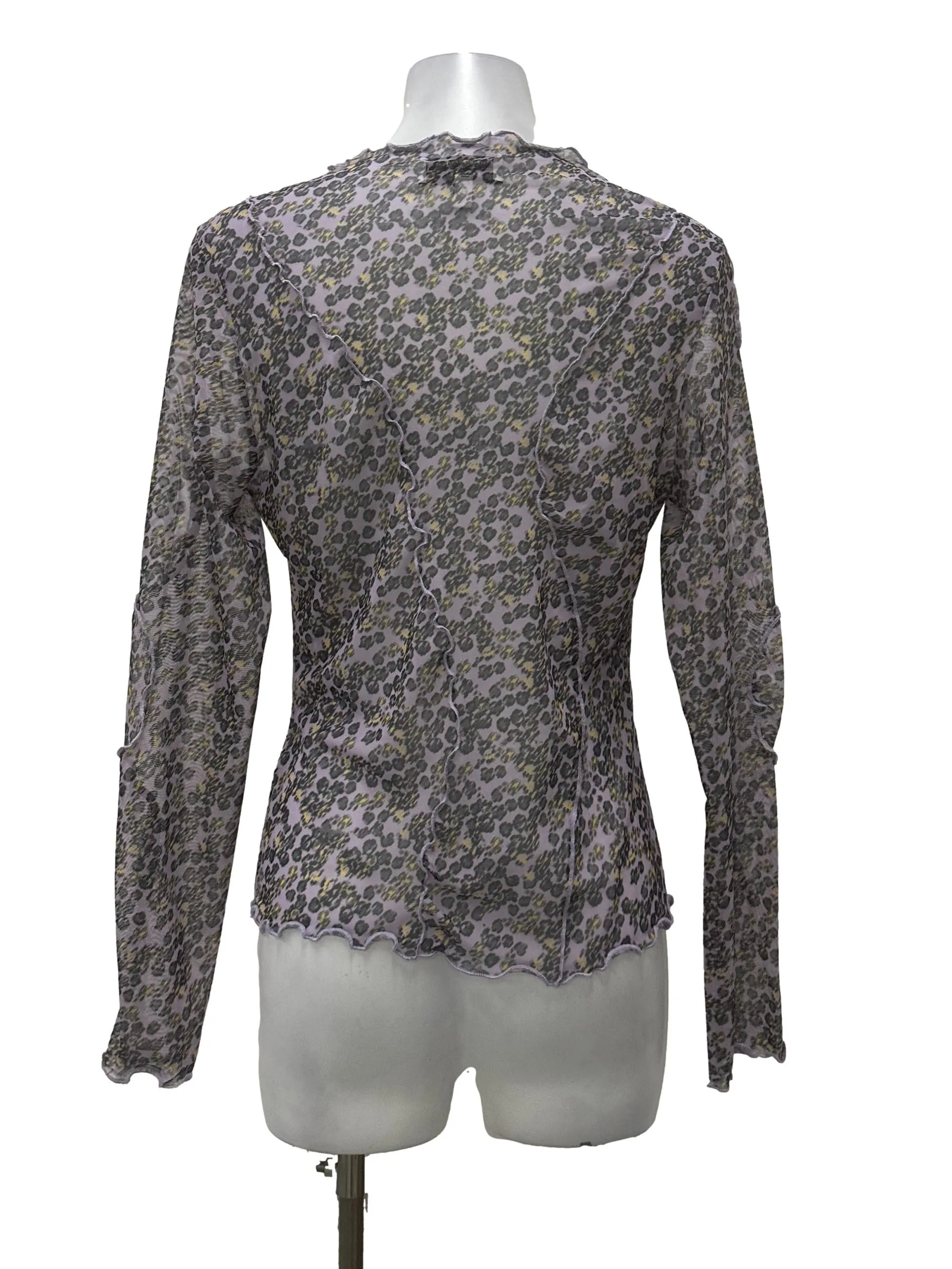 Lilac Sheer Top