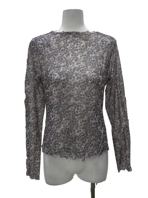Lilac Sheer Top
