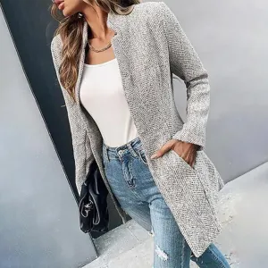 Long blazer - open front