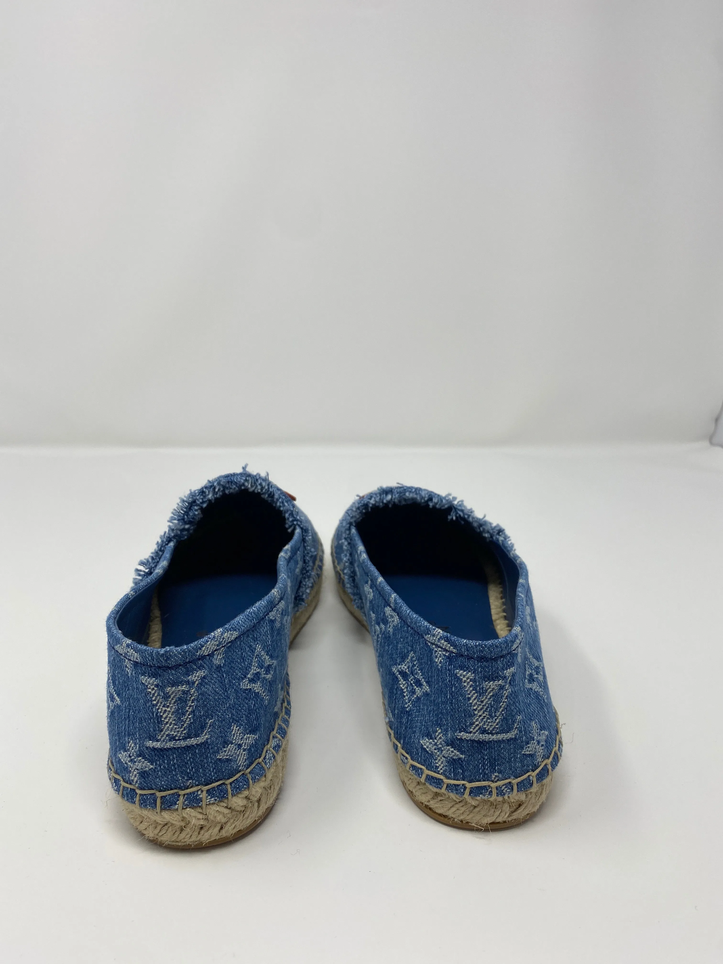 Louis Vuitton Denim Monogram Espadrille