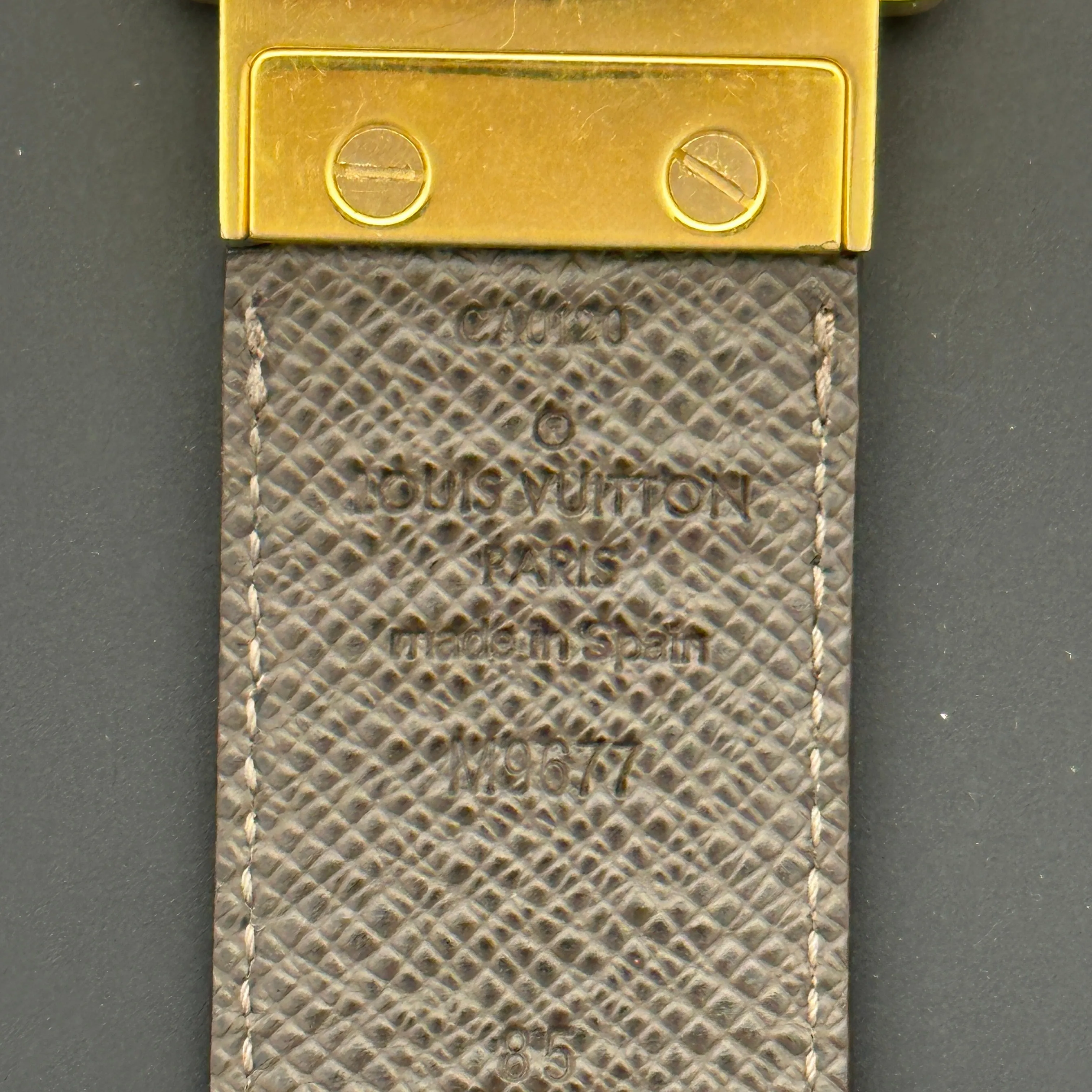 Louis Vuitton Inventeur Reversible Belt - Damier Ebene