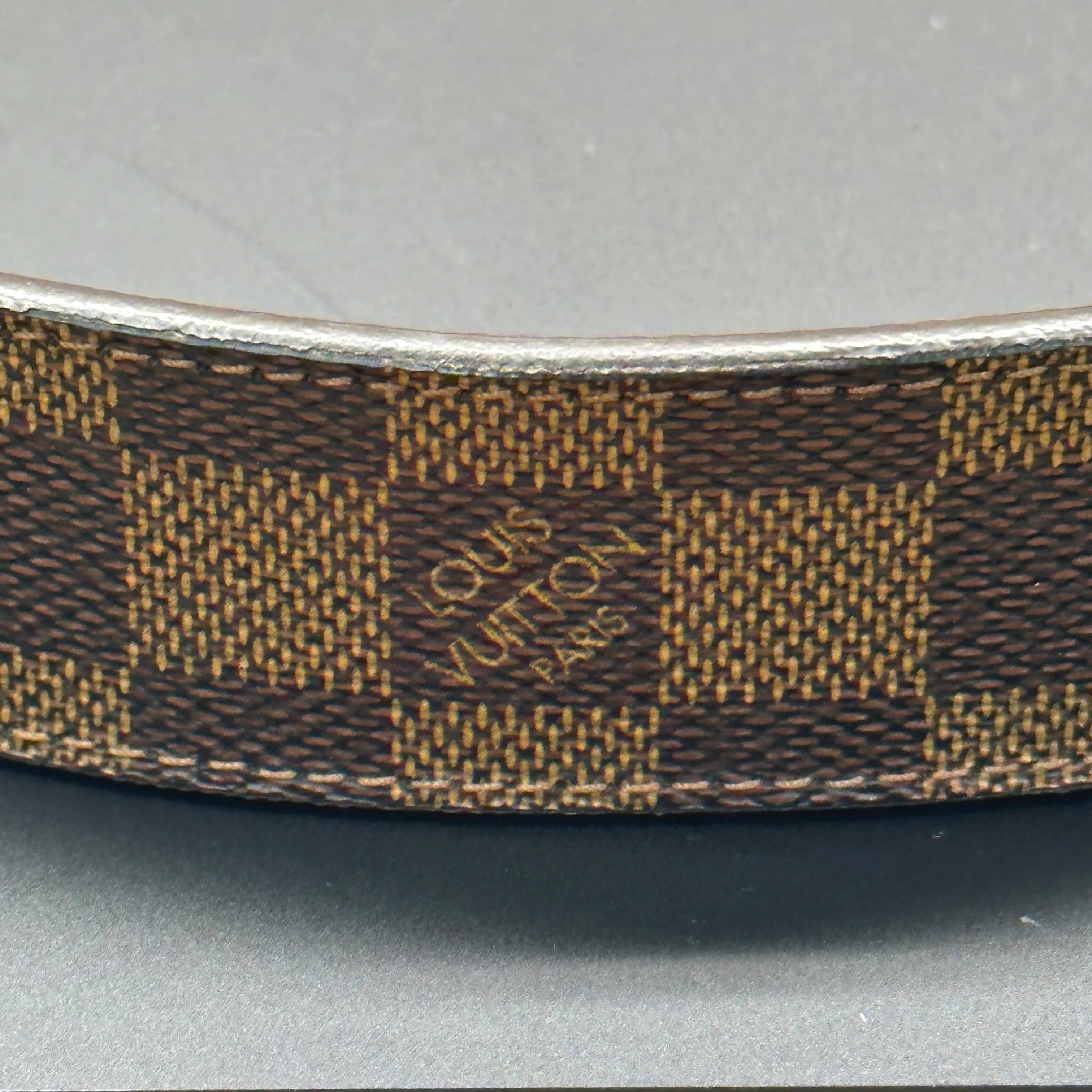 Louis Vuitton Inventeur Reversible Belt - Damier Ebene