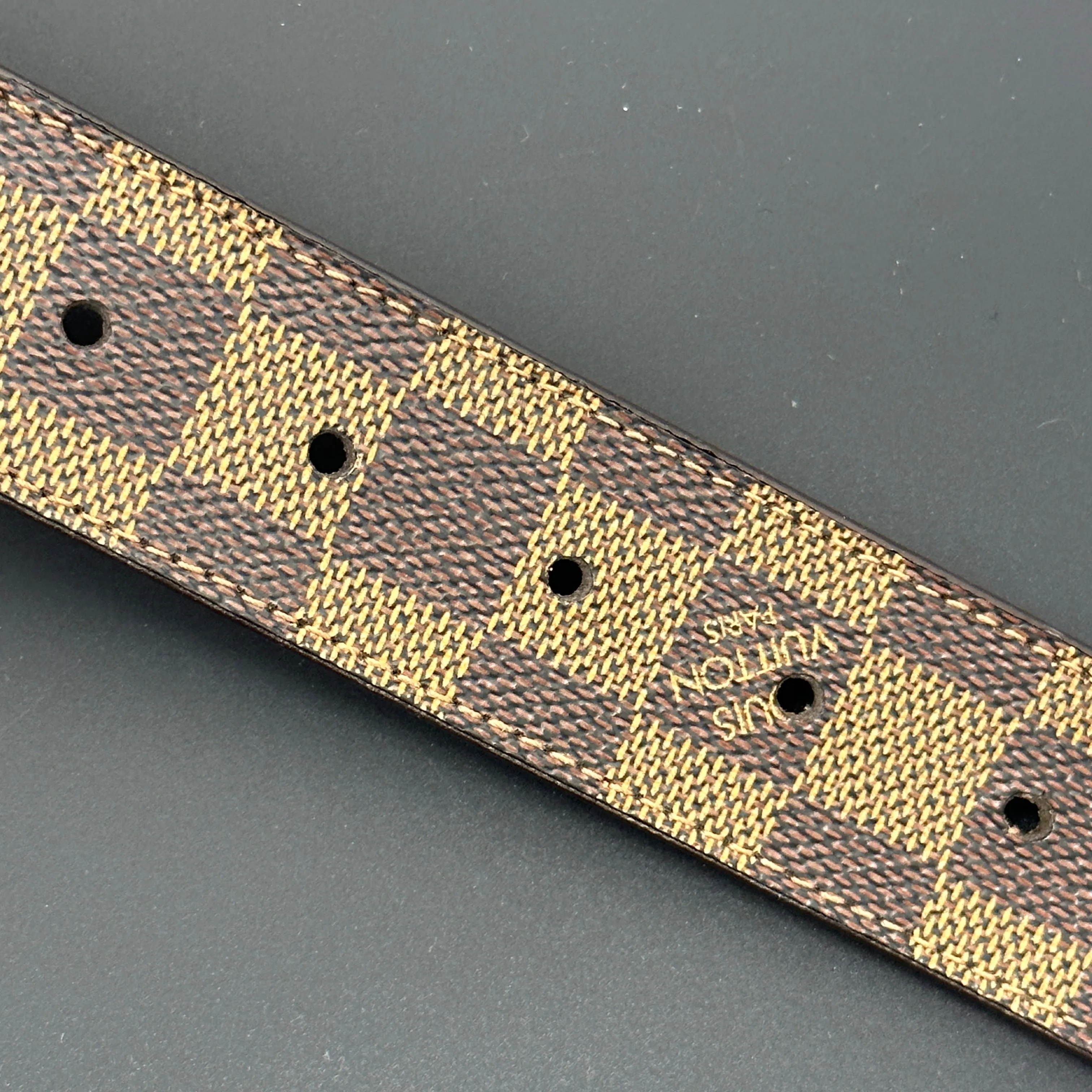 Louis Vuitton Inventeur Reversible Belt - Damier Ebene