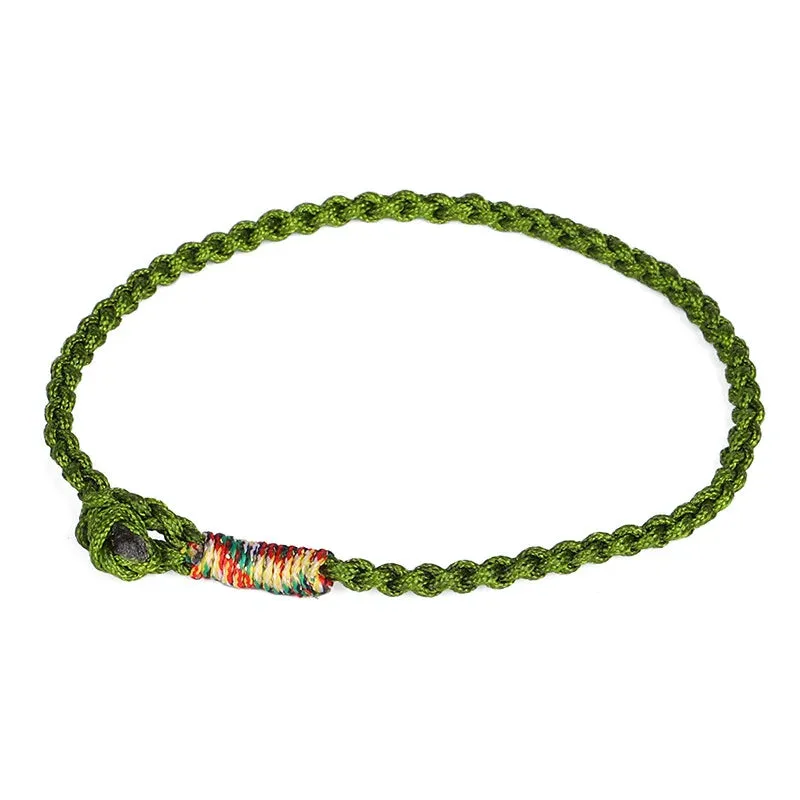 Lucky Charm Knot Rope Bracelets