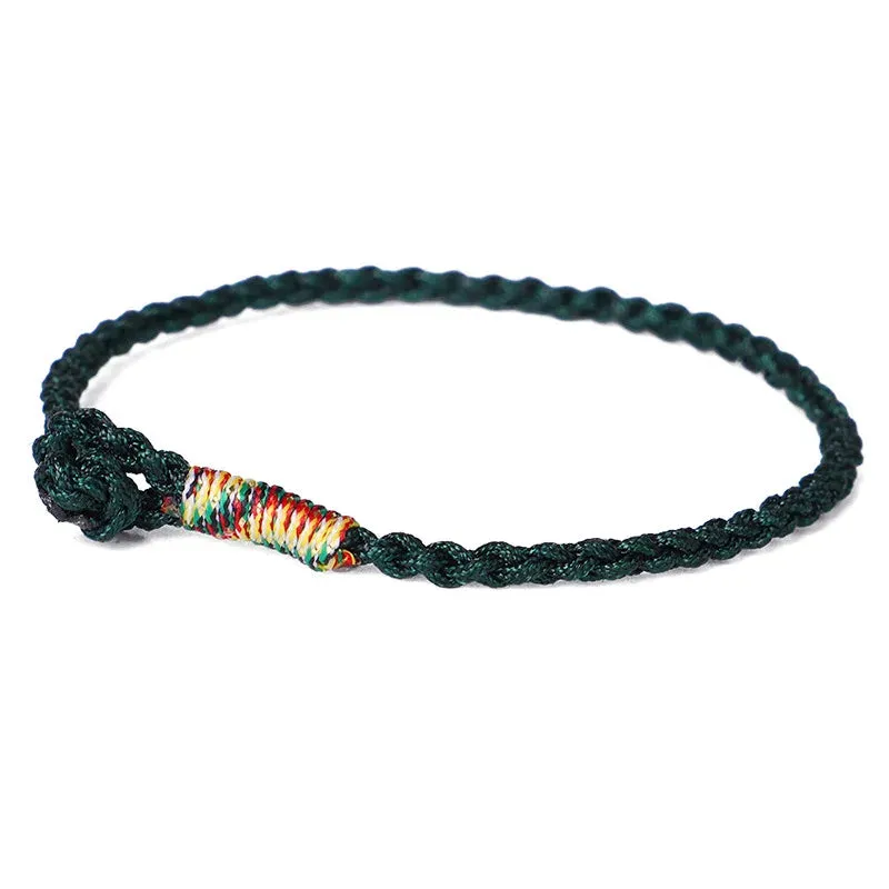 Lucky Charm Knot Rope Bracelets