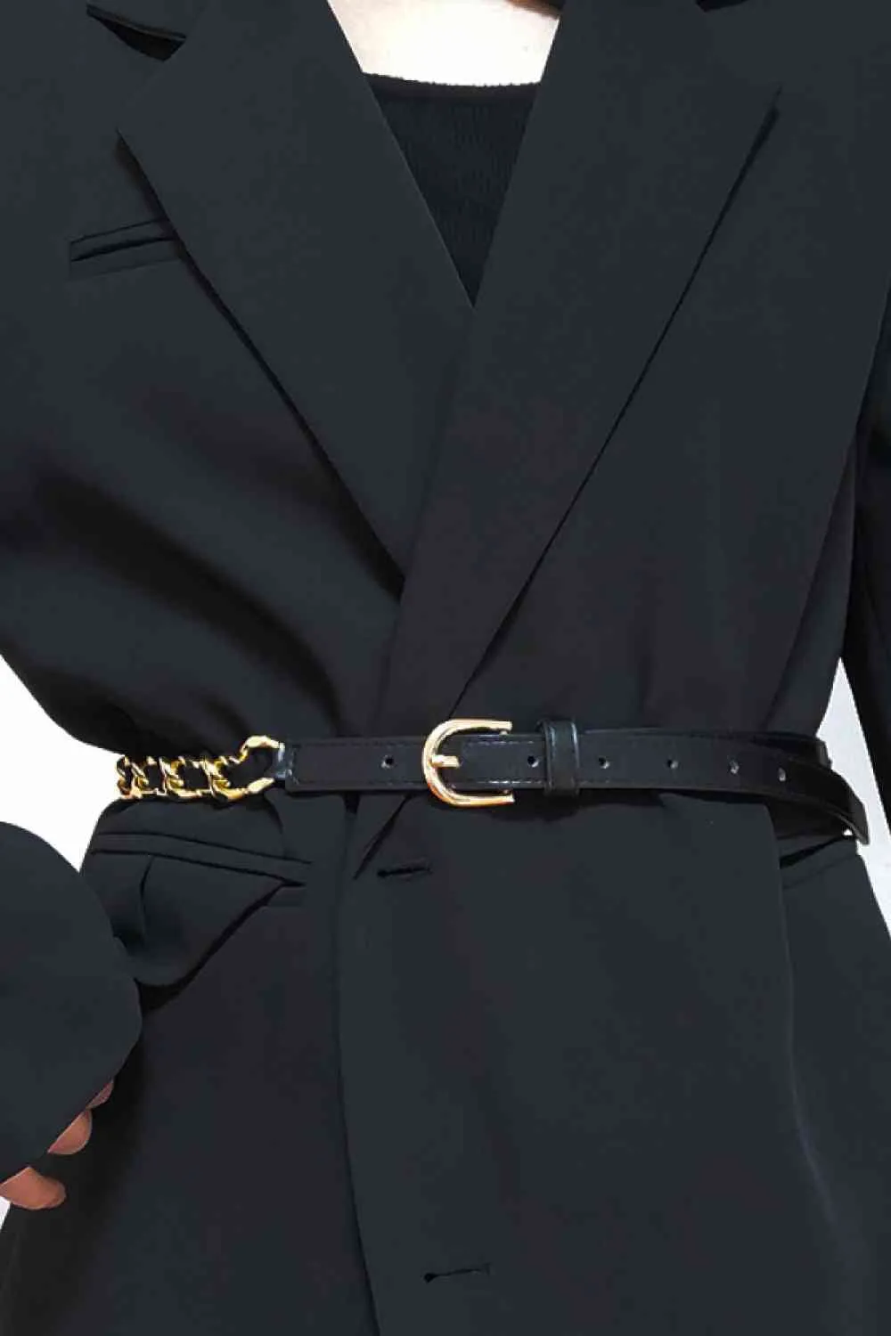 Luxe Chain Skinny Belt