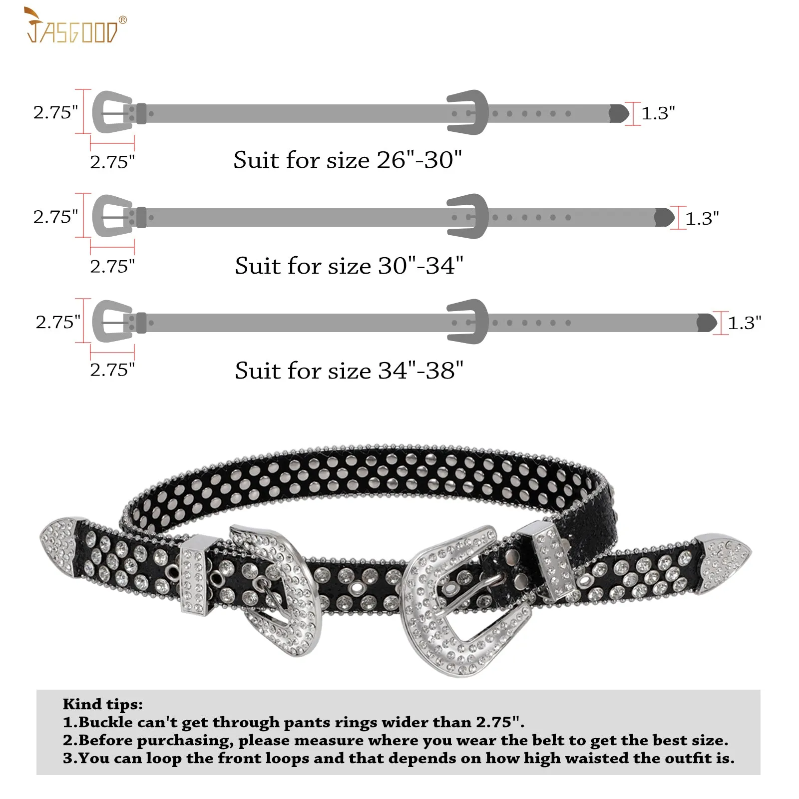 Luxury Crystal Skull designer  Diamond Studded Rhinestone Belts Western Sparkle Leather Men Women Belt