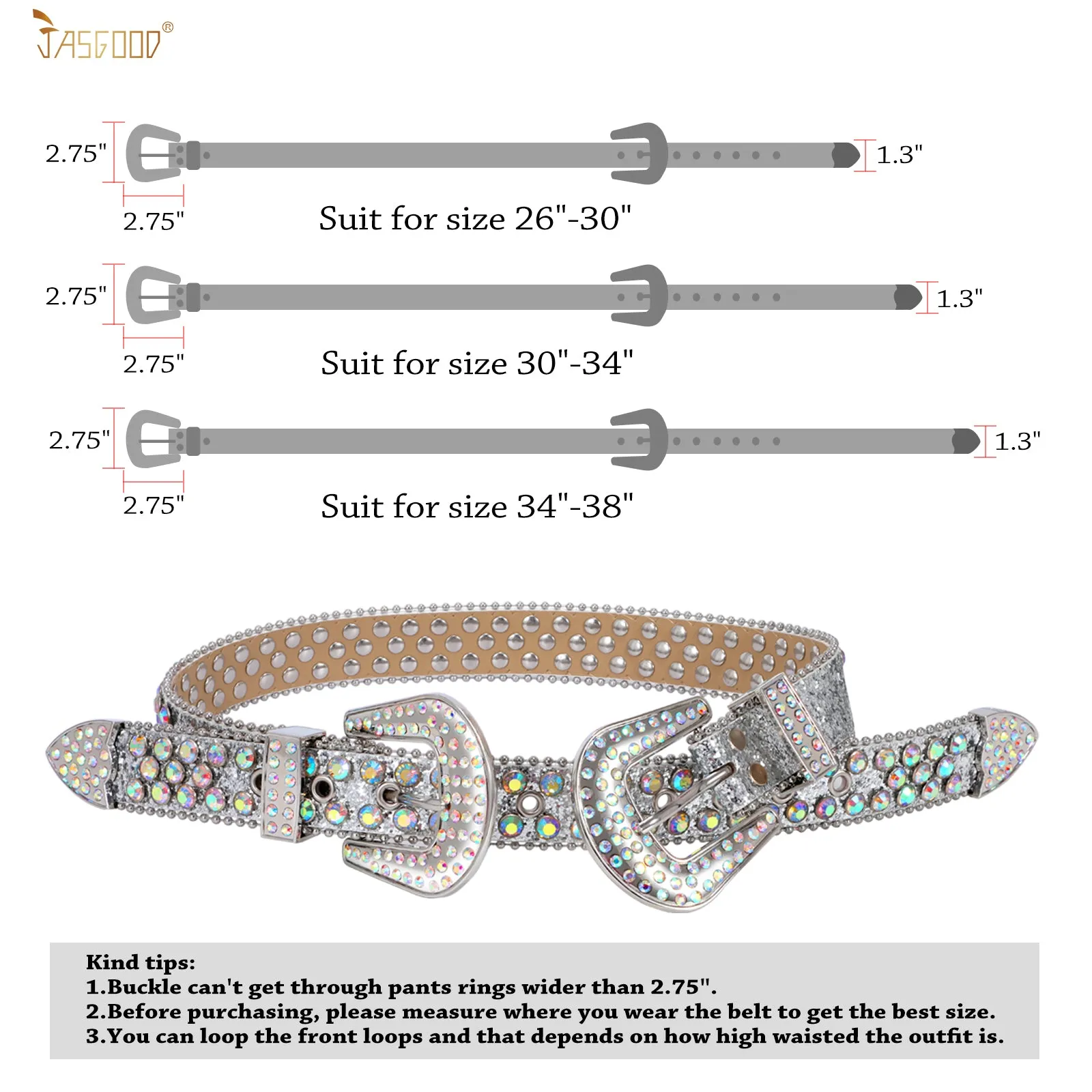 Luxury Crystal Skull designer  Diamond Studded Rhinestone Belts Western Sparkle Leather Men Women Belt