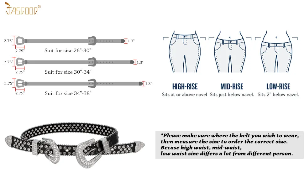 Luxury Crystal Skull designer  Diamond Studded Rhinestone Belts Western Sparkle Leather Men Women Belt