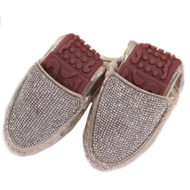 Luxury Rhinestone Women Shoes Fashion Sequin Women Loafers