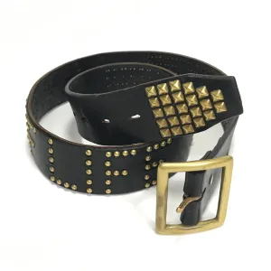 [M] Rats x HTC Way of Life Leather / Brass Studded Belt